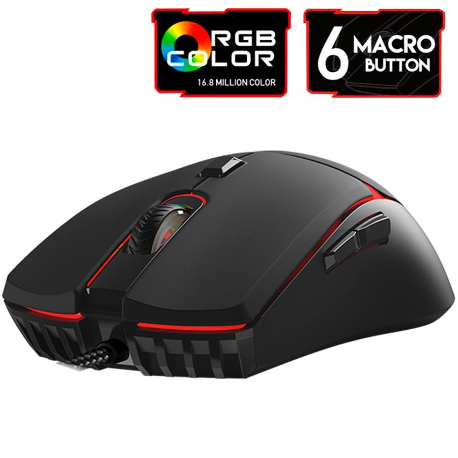 Mouse Crypto VX7 Macro Gaming Mouse