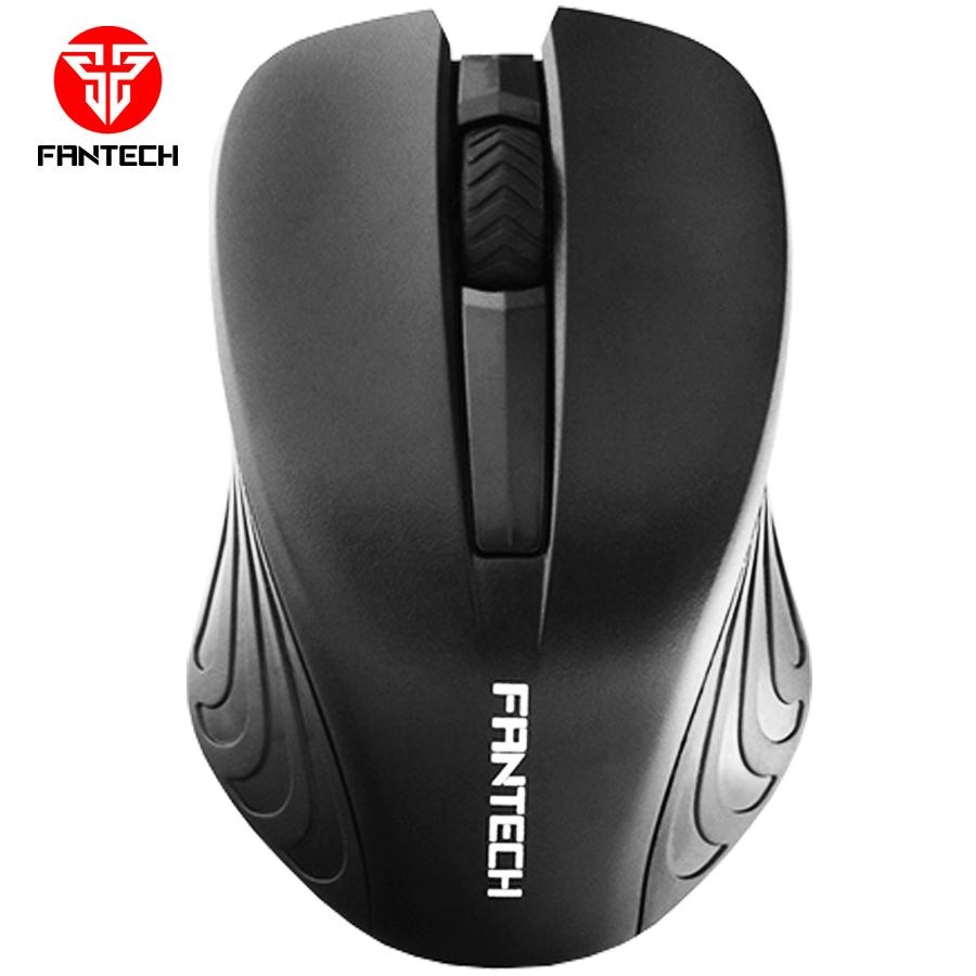 Mouse Sem Fio Fantech Alcance 10m 2.4GHz W189 Preto 1200DPI