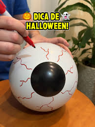 Olho de Balão Assustador: Faça Você Mesmo para o Halloween!