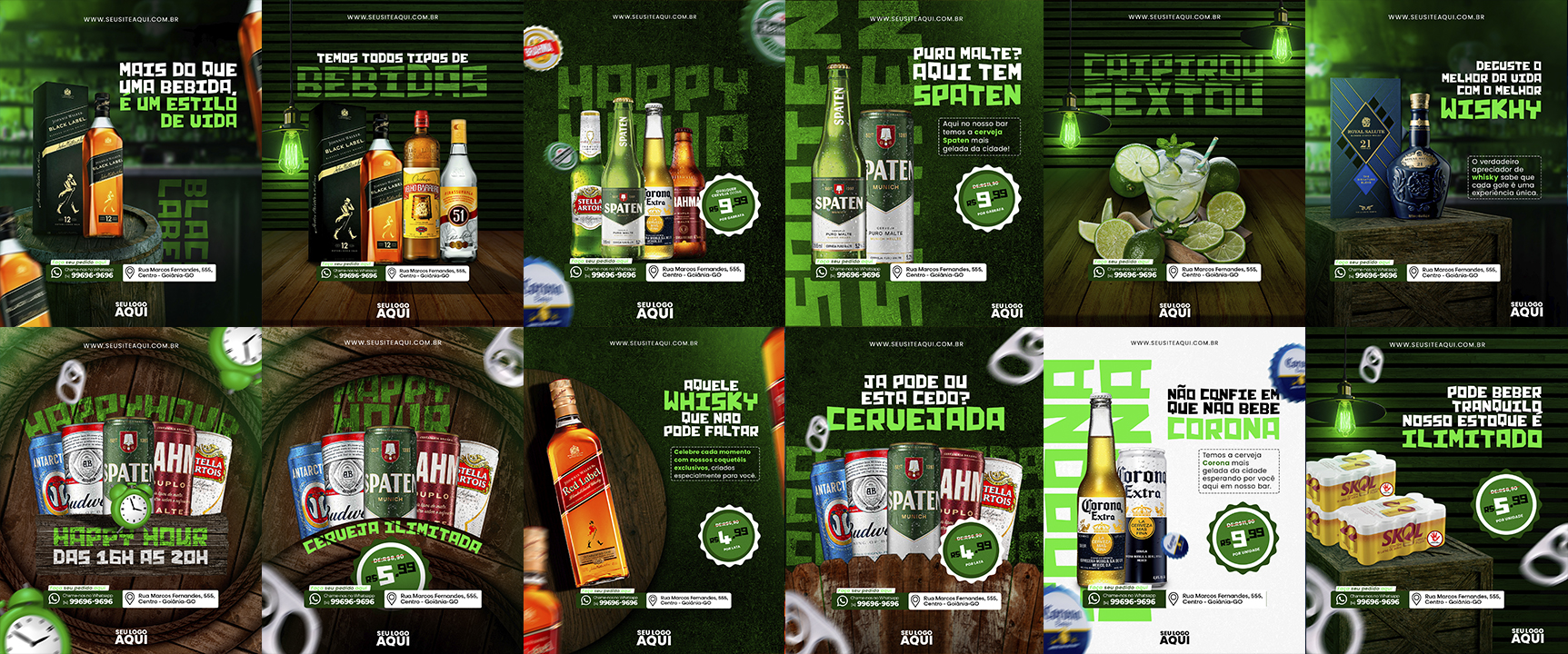 Pack - Bar, Disk de Bebidas I