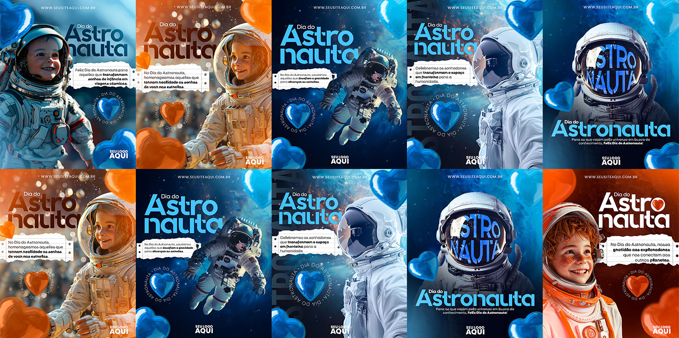 Pack - Dia do Astronauta