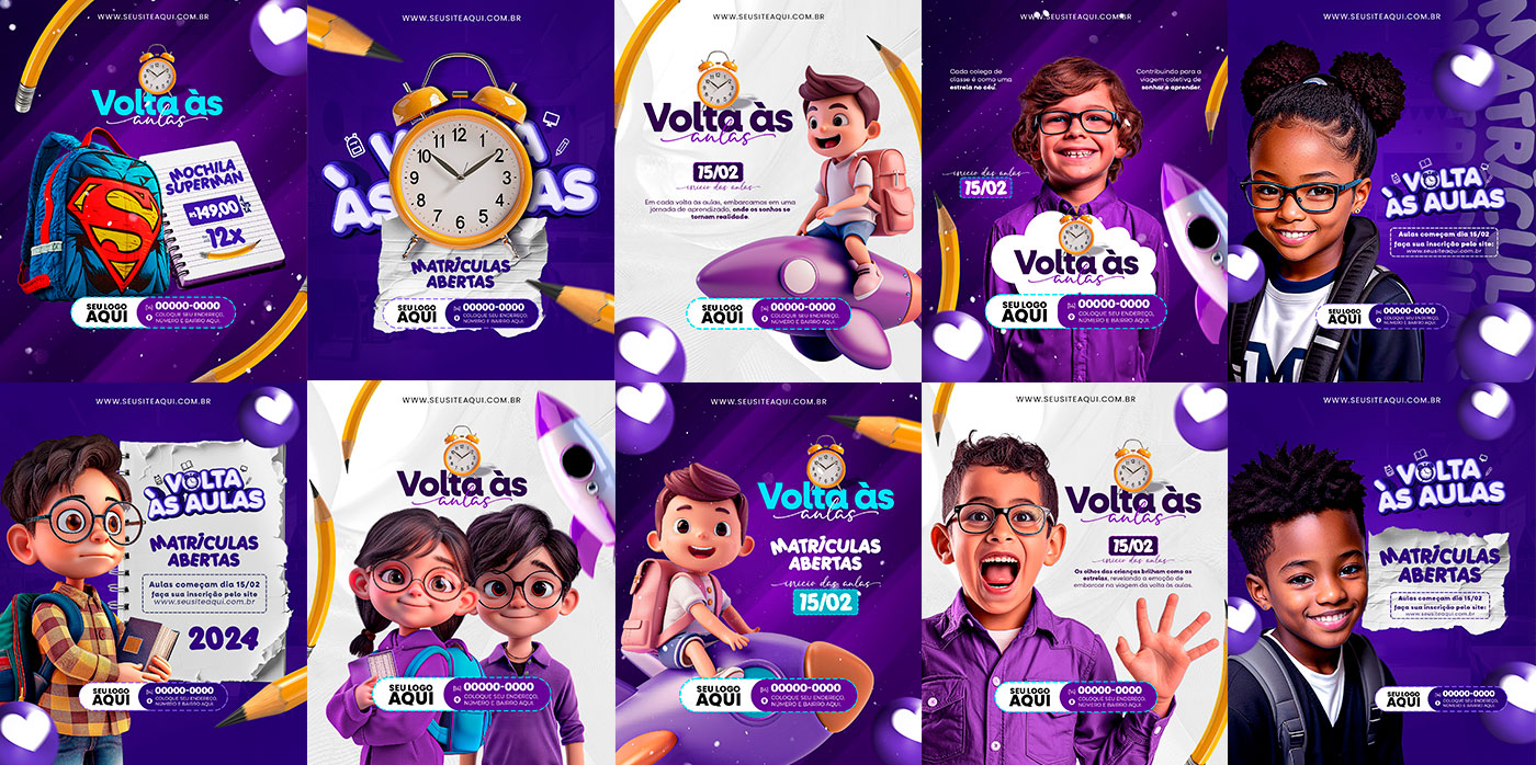 Pack - Volta às aulas I